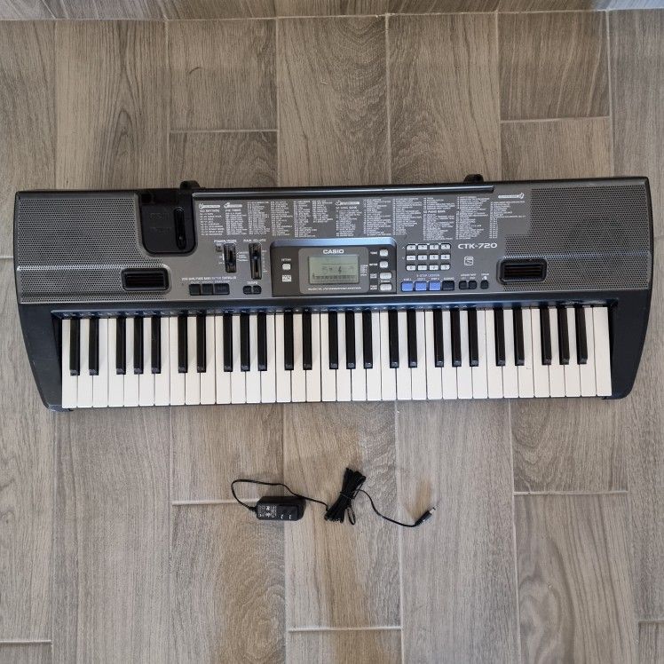 Casio CTK-720 Electronic Keyboard 61 Keys
