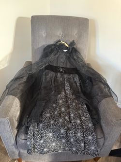 Girls Halloween Spider Witch Costume Dress