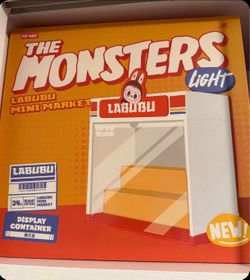 Pop Mart The Monsters Labubu display w/light
