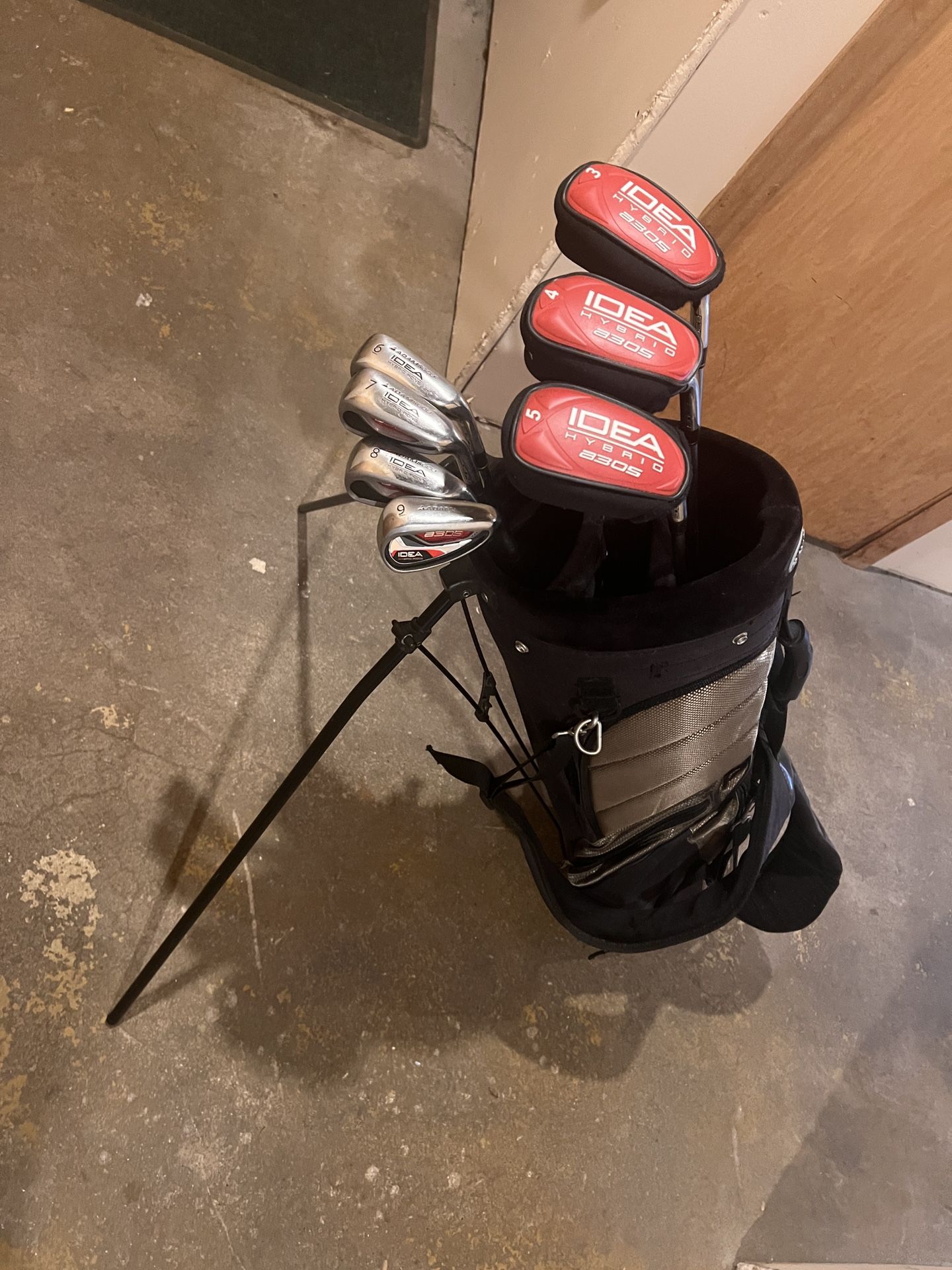 Adams Golf Irons and Bag