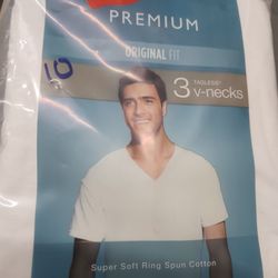 Men Vneck Undershirt Size Sm