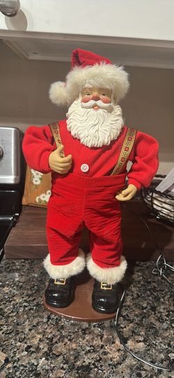 Vintage First Edition Jingle Bell Rock Santa