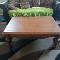 Solid Wood Coffee Table 40 Wide. 40 deep 22 Height