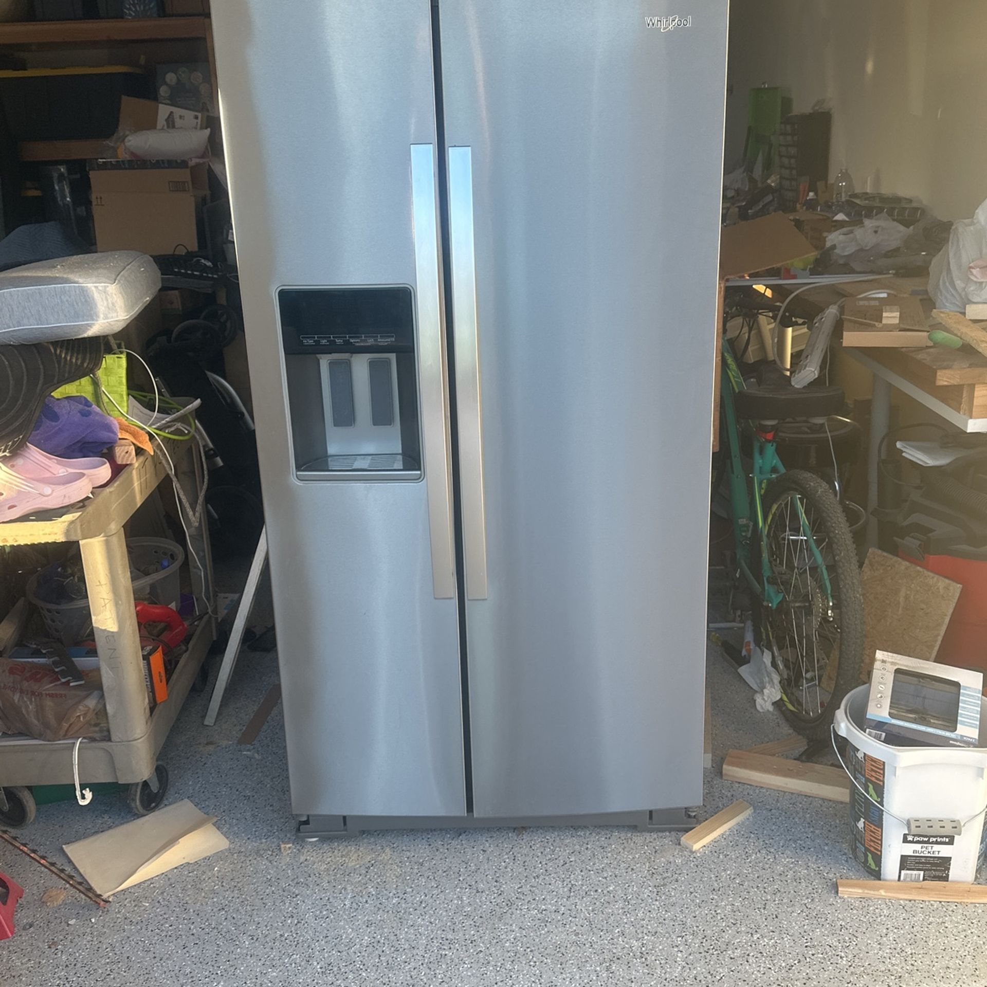 Whirlpool Stainless Steel Double Door Refrigerator for Sale in Buckeye