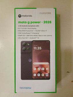 Moto G Power 2026 ($9.99 New Line)
