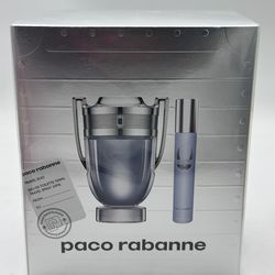 Paco Rabbane Invictus edt set 3.4oz