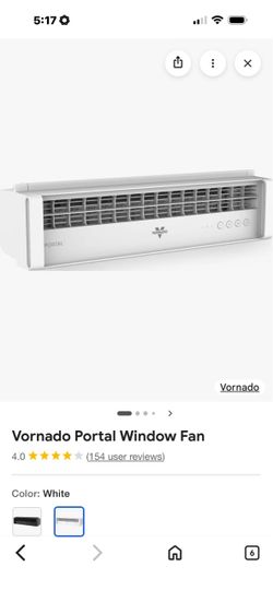 Vornado Portal Window Fan White