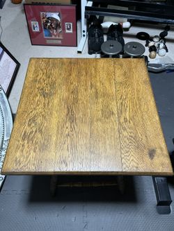 Solid Oak Wood End Tables