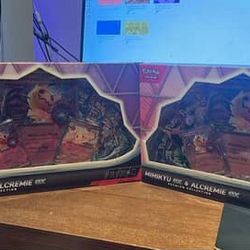 Mimikyu EX and Alcreamie EX Premium Collection