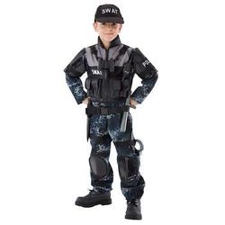 Halloween costume kids police swat children