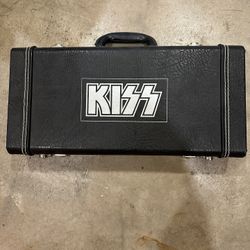 KISS Definitive Collection 5 CD Set And Mini Guitar Case