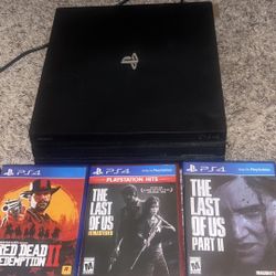 PS4 pro (three Games Included) 