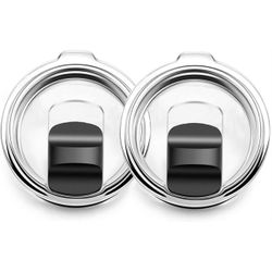 (2) 20 Oz Magnetic Tumbler Lid, Replacement Lid for Yeti Lids Compatible
