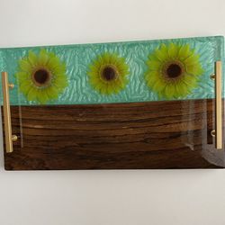 Serving Tray, Epoxy Resin Decorative Tray