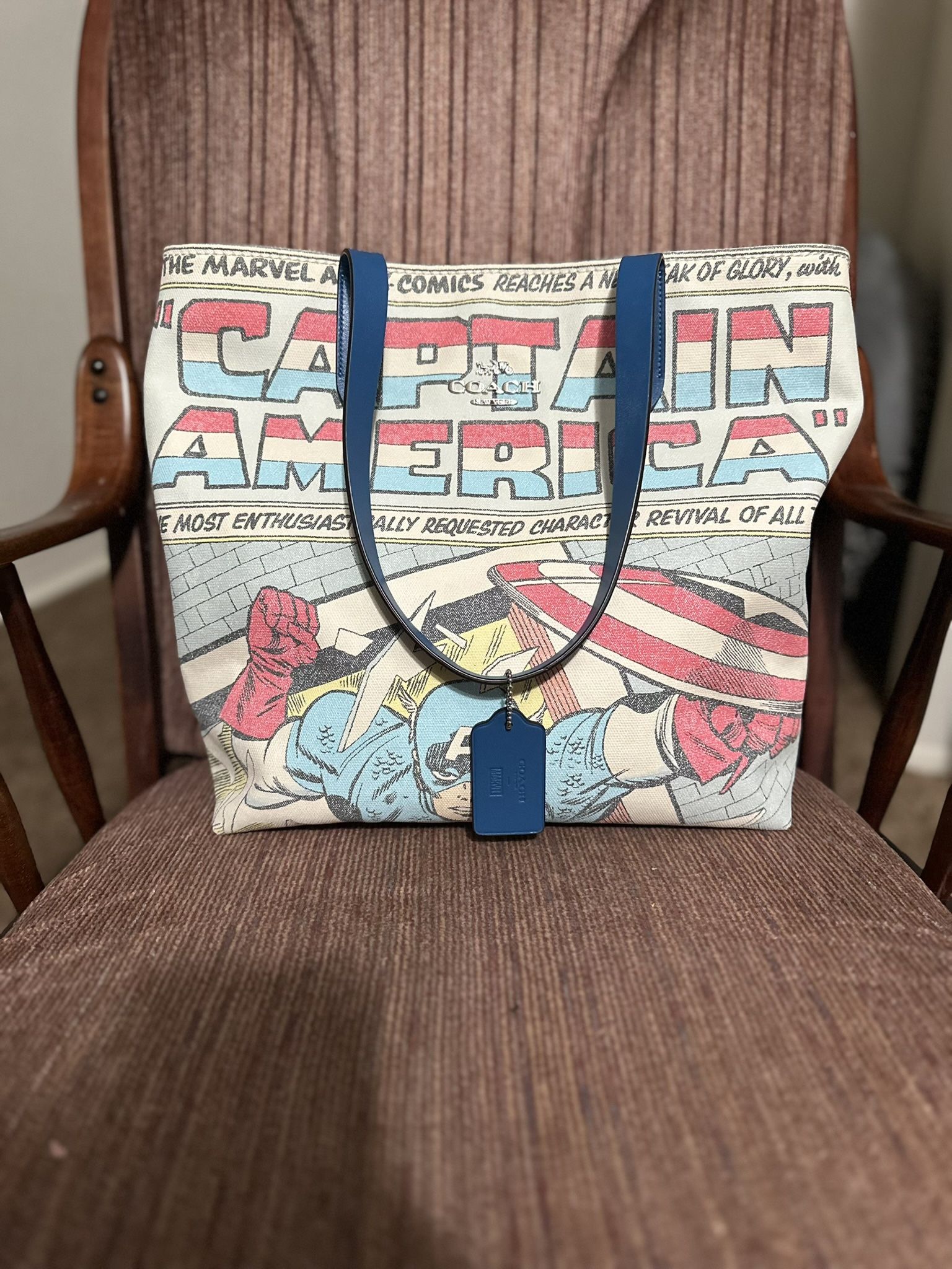 Coach Captain America Tote