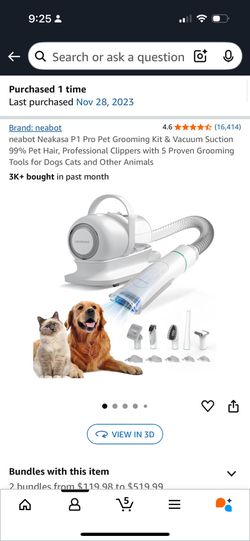 Pro pet grooming kit