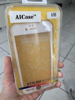 iPhone 6/6S clear and white case