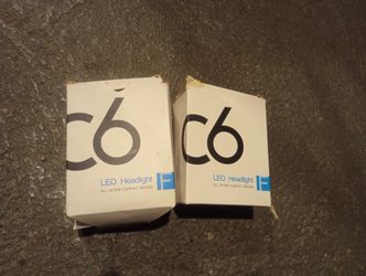  H7 C6 LED 36W 7600 Lume Car Headlight Conversion Kit