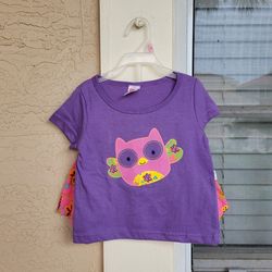 NEW...TWO-PIECE TODDLER GIRLS SKIRT OUTFIT with Built-in Shorts...size 12 Months Or 24  Months