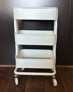 metal bookcase/trolley