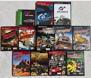 PS2 Racing Game Lot 14 Games NFS Collector’s Series Gran Turismo BurnOut