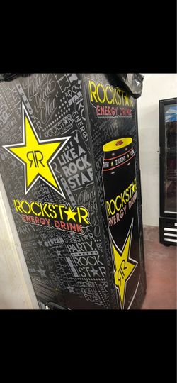 Rockstar energy drink fridge brand new