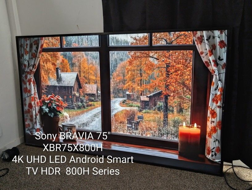 75" inch SONY BRAVIA 4K Smart TV
