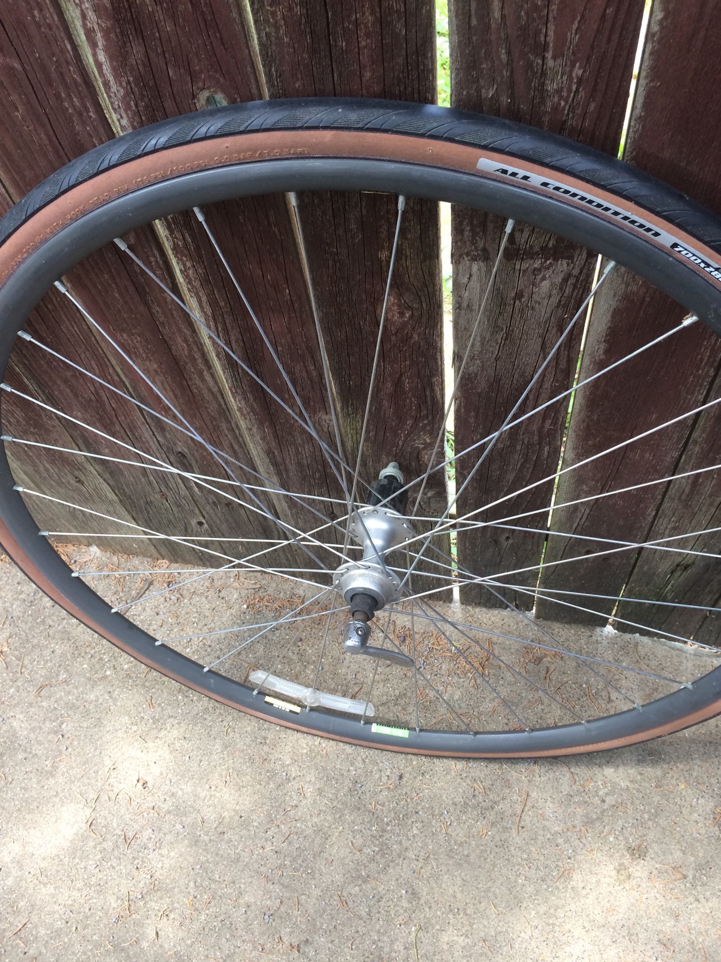 Rear wheel matrix 700 I think 7-8-9 speed $40 ,stand for two bicycles $40 sirius buyers