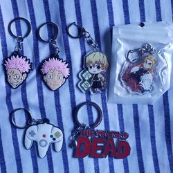 *The Walking dead Keychain has been sold*the rest are 3 dollars each