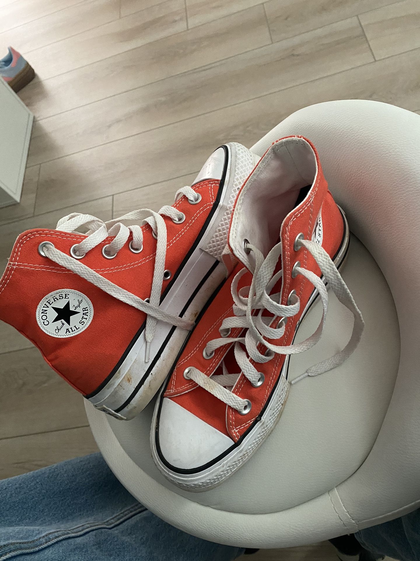 burnt orange converse