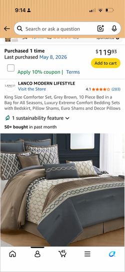 Comforter bed