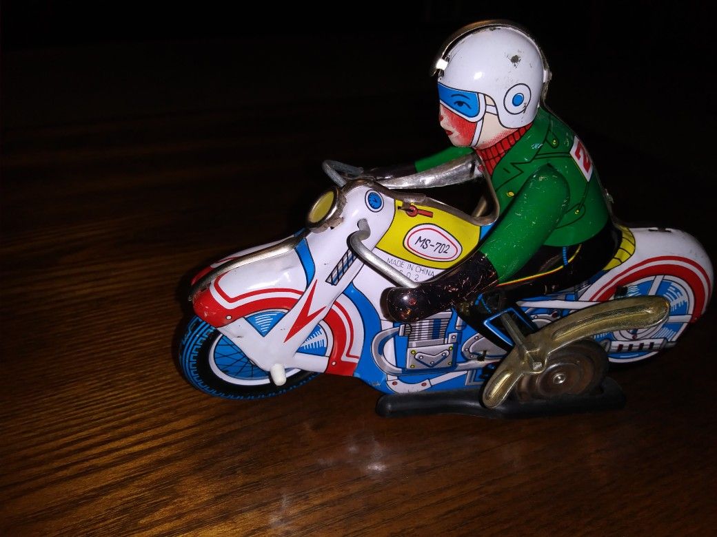 Tin toy ms - 702 motorcycle
