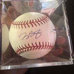 signed joey bart baseball 
