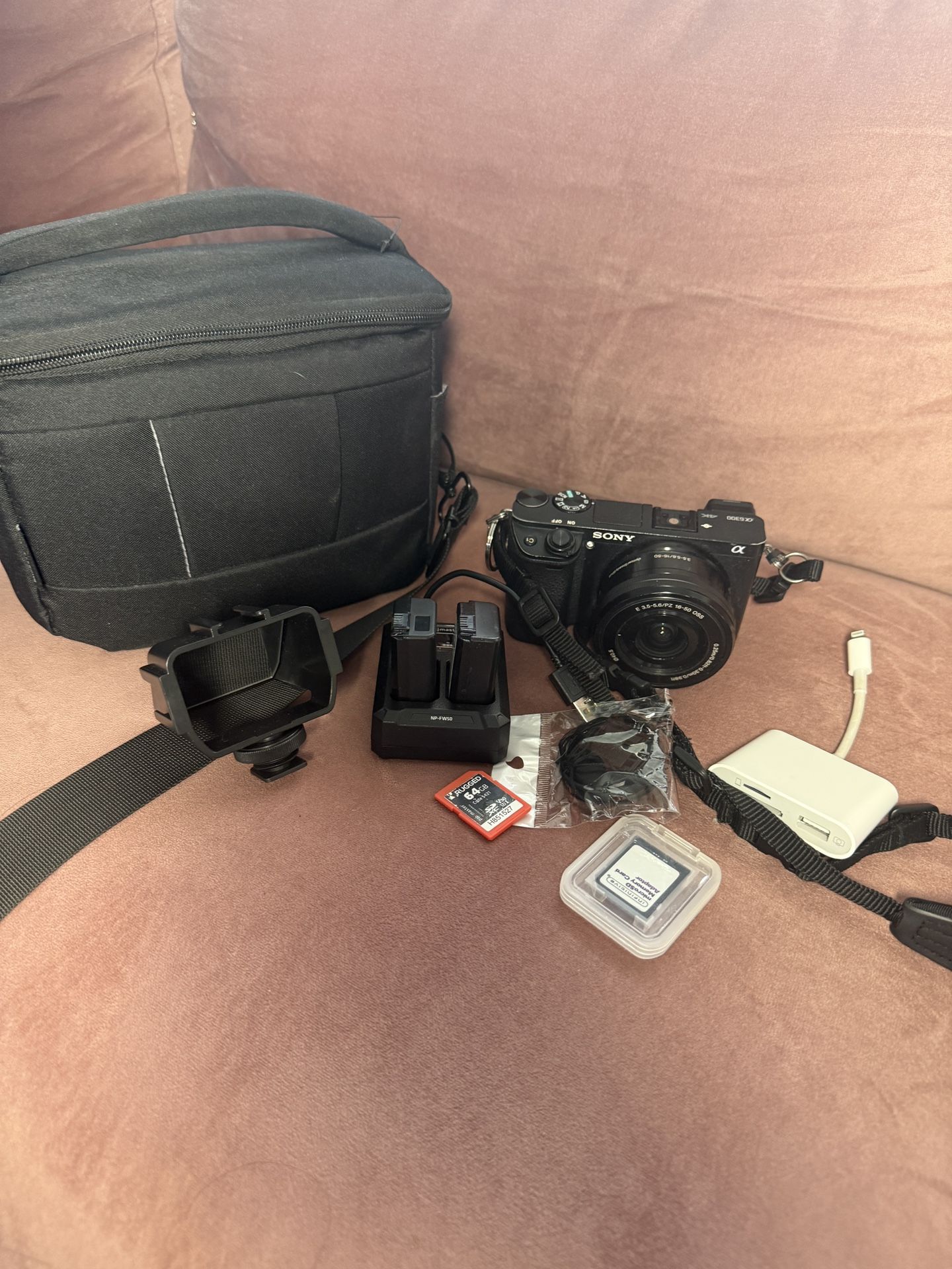 Sony A6300 Camera BUNDLE & Lens