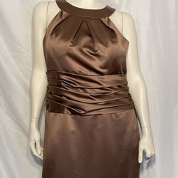 David’s Bridal Brown Dress Women’s Size 18