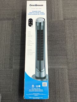 Omnibreeze Tower Fan New In Box