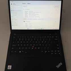 Lenovo ThinkPad T14 Gen 1 Laptop Intel i5 processor (10th gen) 16GB RAM 512 GB PCIe SSD Windows 11 Pro