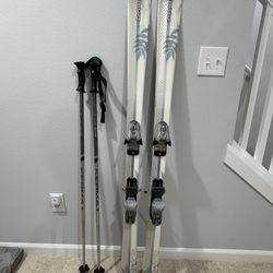 Ski Set - Skis And Poles