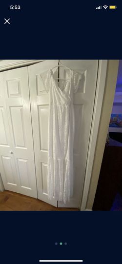 White Maternity Dress