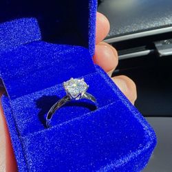 2 CT Moissanite Engagement / Wedding Ring
