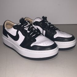 Air Jordan 1 Elevate Low Panda Women's Size 9 Men's 7.5 Black Shoe DH7004-109