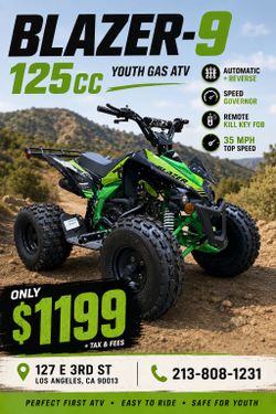 🔥 SUPER SALE - BLAZER-9 125cc YOUTH ATV 🔥 Don't Spend Thousands. 