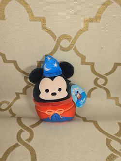 Squishmallow Mickey Mouse The Sorcerer's Apprentice Plush 7" Disney Kellytoy New