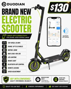 New electric scooter