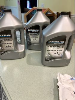 Quicksilver Marine Engine Oil $50 for 3 gallons