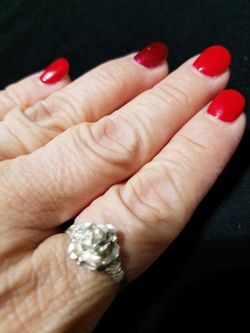 Sterling silver ring (PLATA)
