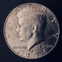 1974 Half Dollar Coin