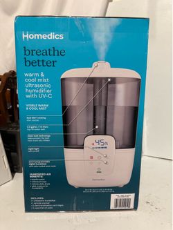 Homedics warn/cool mist humidifier NEW IN BOX