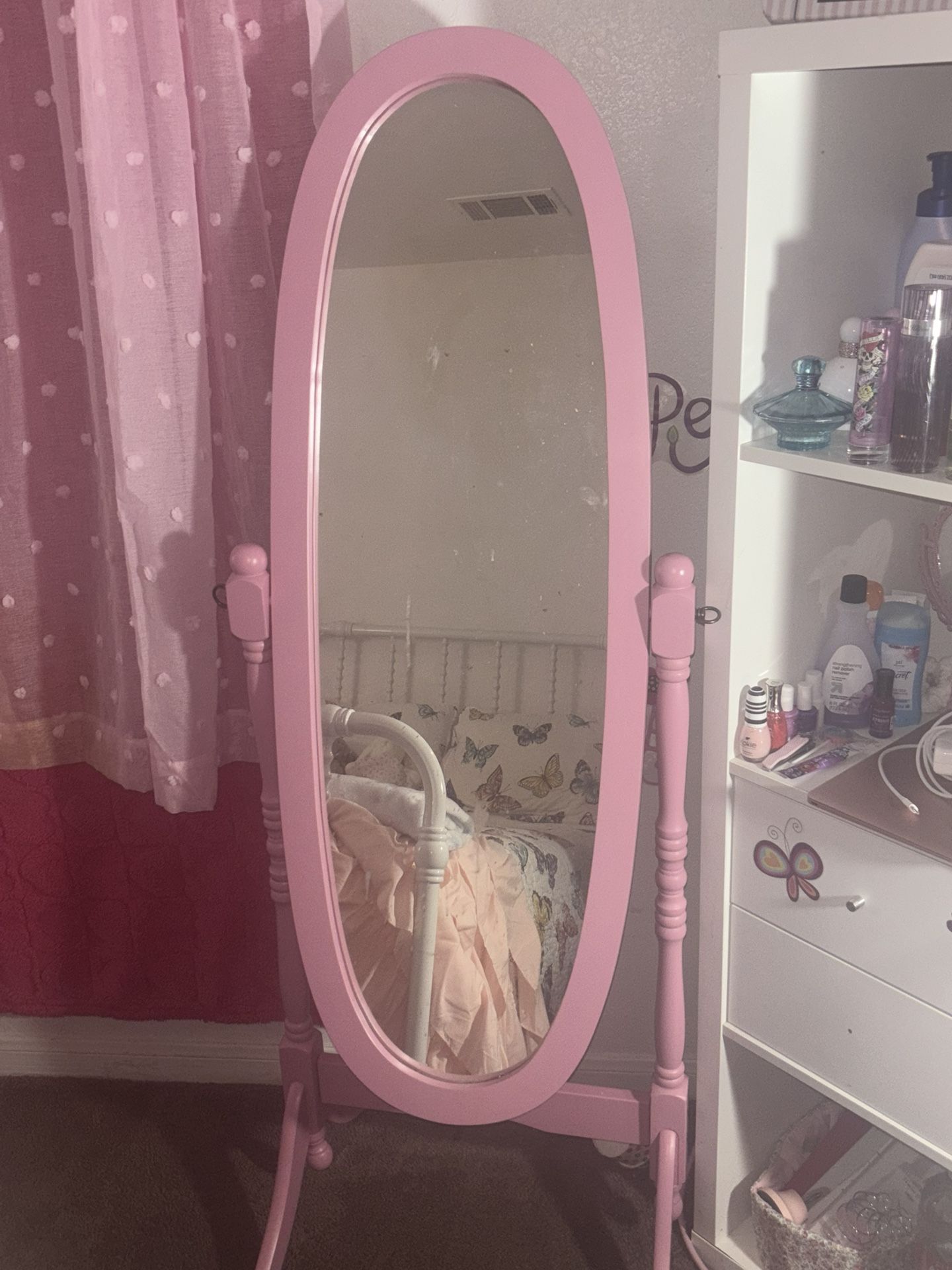 Pink Body Mirror Paid $80 Asking $40