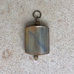 🐿 Pretty, brown colors (wood-like) beaded pendant 